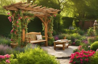 Holzhandwerk im Garten