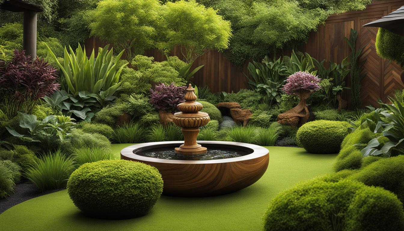 Holzkunst im Garten für ein individuelles Ambiente