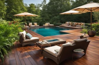 Holzpool-Terrassen: Umgebungsgestaltung und Sitzbereiche