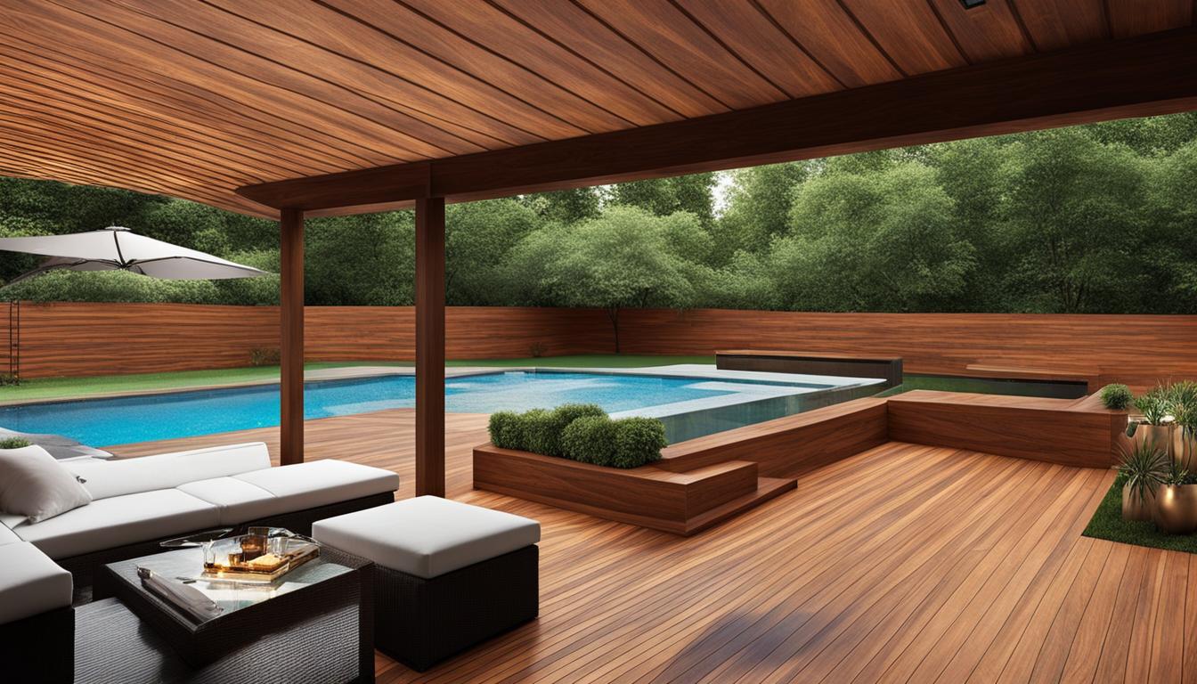 Holzpooldecks: Stilvolle Umgebung für den Swimmingpool