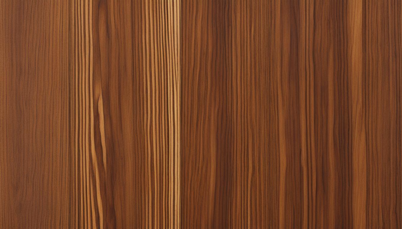 Holzqualitäten von Teak und Eukalyptus