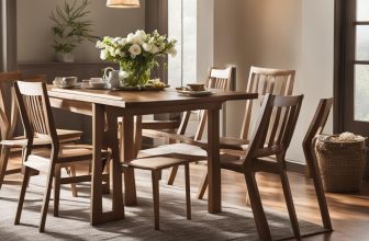 Klapptische und -stühle aus Holz für platzsparende Lösungen