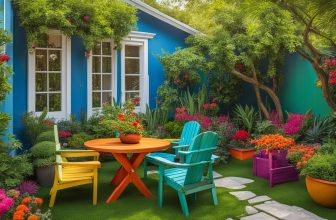 Kreative Farbkonzepte für Holzgartenmöbel