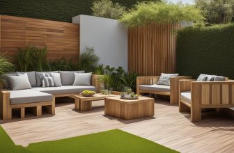 Moderne Designs für Holzgartenmöbel