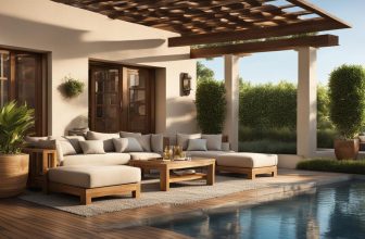 Natürlicher Look für Poolmöbel aus Holz