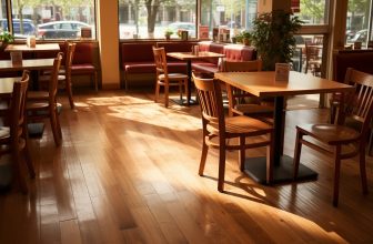 Naturbelassene Massivholzdielen in Restaurants und Cafés: Atmosphäre schaffen