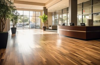 Naturbelassene Massivholzdielen in gewerblichen Räumen: Stilvolle Präsentation