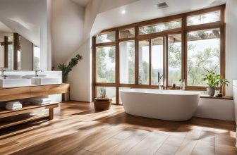 Parkett Landhausdiele in Badezimmern: Natürliche Schönheit