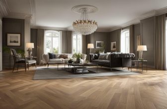 Parkett Landhausdiele in Fischgrätmuster: Klassischer Stil