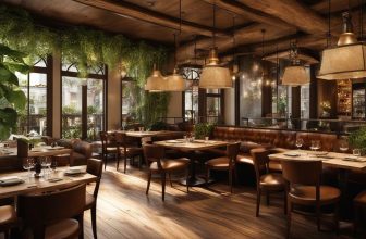 Parkett Landhausdiele in Restaurants und Cafés: Atmosphäre schaffen