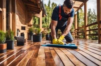 Pflege von Holz Terrassenfliesen: Reinigung und Instandhaltung