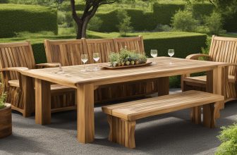 Pflegeanforderungen von Akazienholzgartenmöbeln