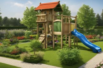 Platzsparende Spieltürme: Ideal für kleine Gärten