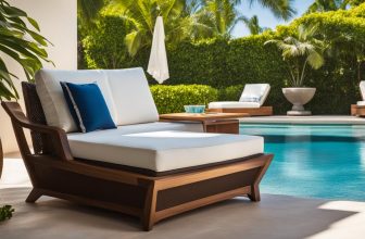 Poolside-Möbel aus Holz