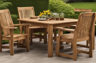 Rustikale Eleganz von Holzgartenmöbeln