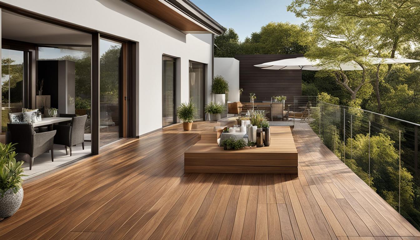 Rutschfeste Holz-Terrassendielen: Sicherheit im Außenbereich