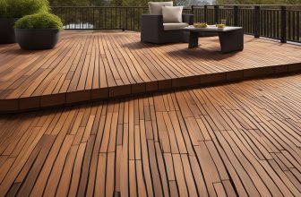 Rutschfeste Holz Terrassenfliesen: Sicherheit im Freien