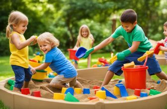 Sandkästen mit Spielzeug: Komplettes Sandspielset