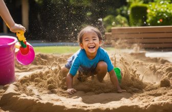 Sandkästen mit Spritzschutz: Wasserspaß ohne Überlaufen