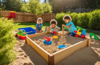 Sandkasten mit Dach: Schatten im Sandspielbereich