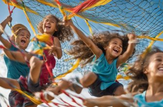 Schaukeln mit Netz: Schwebendes Schaukelerlebnis