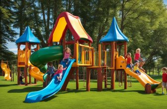 Schaukeln mit Rutsche: Kombinierte Spielstrukturen