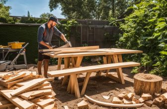 Selbstbau von Gartenmöbeln aus Holz