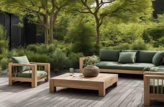 Skandinavische Gartenmöbel aus Holz