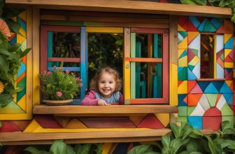 Spielhäuser mit Fenstern: Ausblick und Geheimnisse