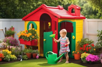 Spielhäuser mit Gartengeräten: Kleine Gärtner erleben