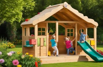 Spielhäuser mit Schaukel: Kombinierte Spielmöglichkeiten