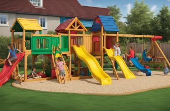 Spielhäuser und Farbgestaltung: Bunte Spieloasen