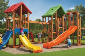 Spieltürme mit Kletterwand: Geschicklichkeit und Koordination