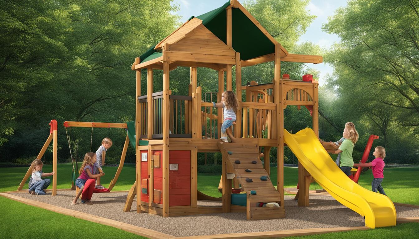 Spieltürme mit Picknickplatz: Essen und Spielen im Freien