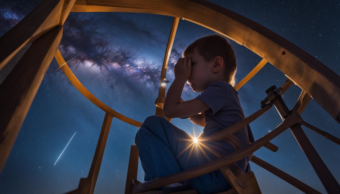 Spieltürme mit Teleskop: Sternenhimmel beobachten