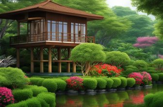 Stelzenhäuser und Gartenpflege: Pflege der umgebenden Flora