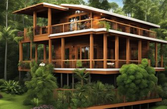 Stelzenhaus mit Balkon: Erhöhte Aussichtsplattform