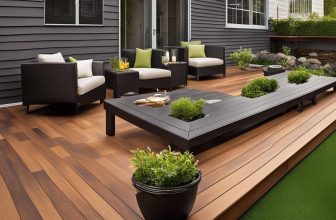 Stilvolle Bodengestaltung für Holzterrassen