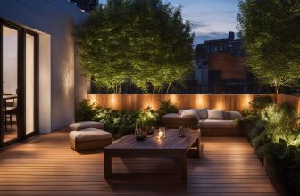 Terrassendielen und Beleuchtung: Atmosphäre im Dunkeln