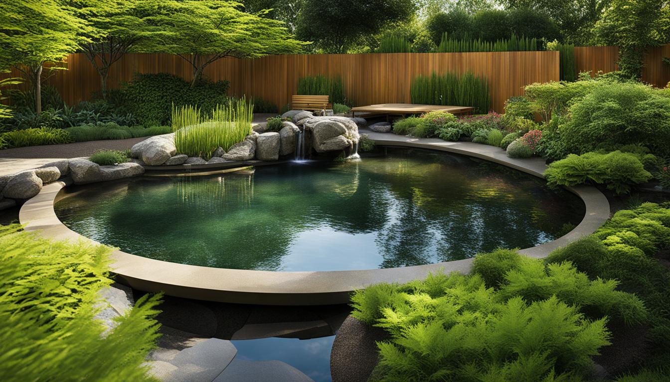 Terrassendielen und Teichbau: Wasserfeature im Garten