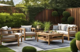 Trendfarben und Muster für Holzgartenmöbel