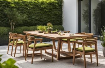 Trendige Holzmöbel für den Garten