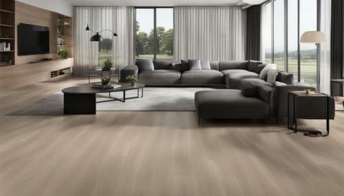 Laminatböden in minimalistischen Interieurs