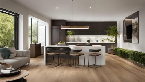 Moderne Interieurs mit Parkett Landhausdielen: Zeitgemäße Eleganz