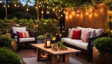 Beleuchtungsoptionen für Holzterrassenmöbel