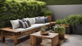 Clevere Lösungen für kleine Außenbereiche mit Holzmöbeln