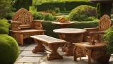Die Kunst der Holzschnitzerei in Gartenmöbeln