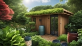 Gartenhäuser und regenwassergenutzte Bewässerung: Ressourcenschonung