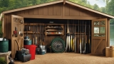 Gerätehaus für Angelzubehör: Ausrüstung für Angler aufbewahren
