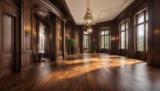 Historische Gebäude mit Parkett Landhausdielen: Erhaltung des Erbes